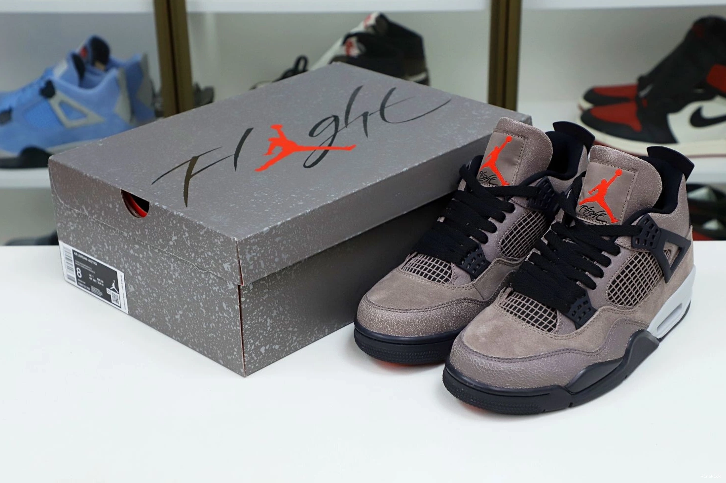 AIR HAZE' 'TAUPE JORDAN 4 RETRO 0131